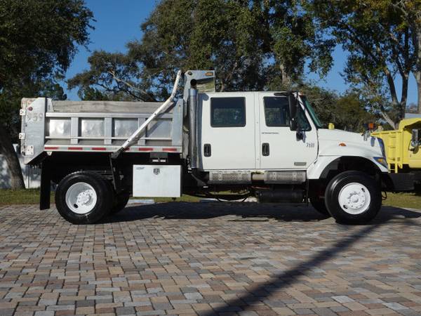2007 International 7400 Dt466 Dump Truck White for sale in Bradenton, FL – photo 5