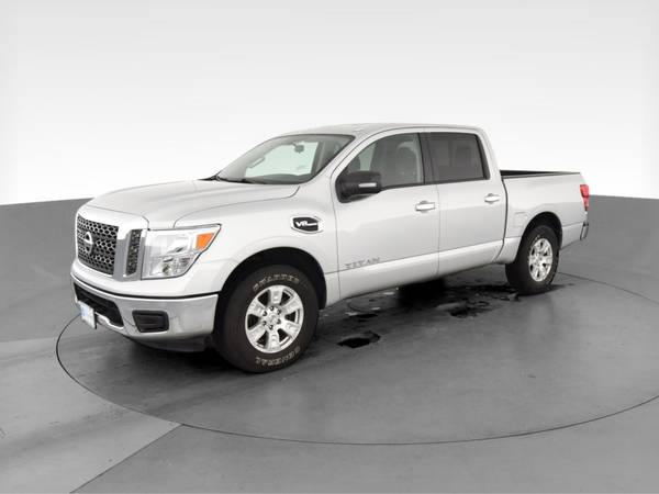 2017 Nissan Titan Crew Cab SV Pickup 4D 5 1/2 ft pickup Silver for sale in Greensboro, NC – photo 3