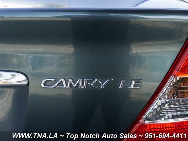 2002 Toyota Camry LE - - by dealer - vehicle for sale in Temecula, CA – photo 10
