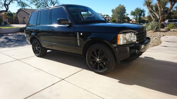 Range Rover - Full Size SUV - Black/Black Supercharged 4WD - cars &... for sale in Litchfield Park, AZ – photo 9