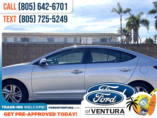 270/mo - 2019 Hyundai Elantra SEL - - by dealer for sale in Ventura, CA – photo 6