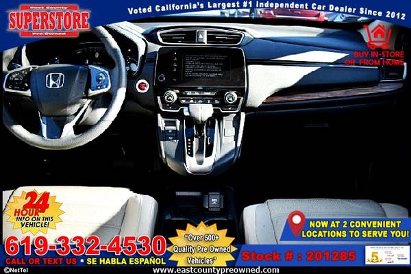 2017 HONDA CR-V EX SUV-EZ FINANCING-LOW DOWN! - cars & trucks - by... for sale in El Cajon, CA – photo 16
