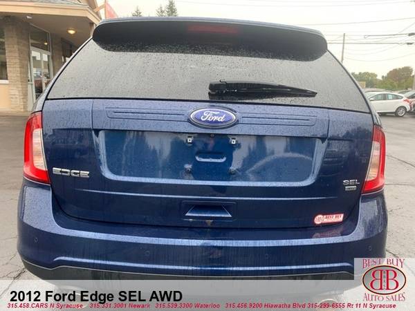 2012 FORD EDGE SEL AWD! LOADED! REMOTE START! PANO-SUNROOFS! FINANCING for sale in Syracuse, NY – photo 4