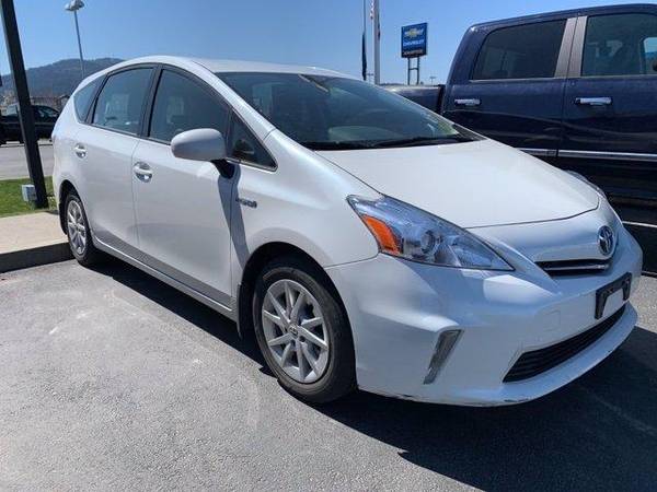 2012 Toyota Prius v Two hatchback White - - by dealer for sale in Post Falls, WA – photo 2
