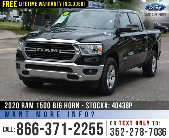 2020 RAM 1500 BIG HORN 4WD Push to Start - Camera - Homelink for sale in Alachua, GA – photo 3