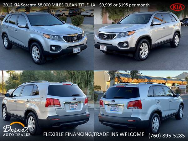 2015 KIA Sorento 76,000 miles LX SUV BIG ON STYLE - not budget! -... for sale in Palm Desert , CA – photo 21