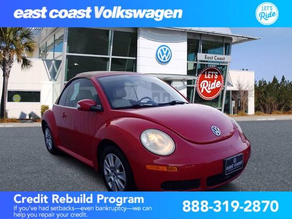 2008 Volkswagen New Beetle Convertible Red Great Deal AVAILABLE for sale in Myrtle Beach, SC