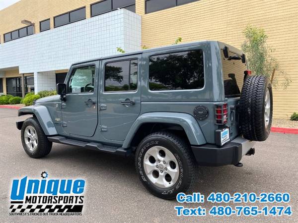 2014 JEEP WRANGLER UNLIMITED SAHARA 4WD HARDTOP UNIQUE TRUCKS - cars for sale in Tempe, NM – photo 3