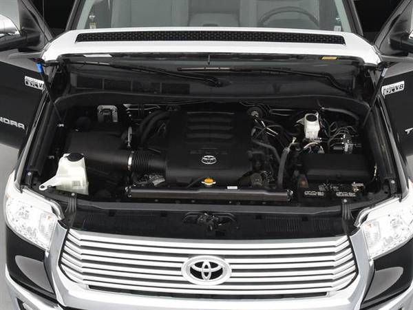 2016 Toyota Tundra CrewMax Limited Pickup 4D 5 1/2 ft pickup BLACK - for sale in Charleston, SC – photo 4