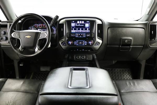 SPORTY Black SILVERADO 2015 Chevrolet 1500 LTZ 4X4 4WD Crew Cab for sale in clinton, OK – photo 5