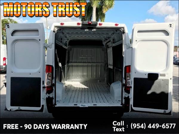 2019 Ram ProMaster Cargo Van 2500 High Roof 136" WB BAD CREDIT NO... for sale in Miami, FL – photo 22