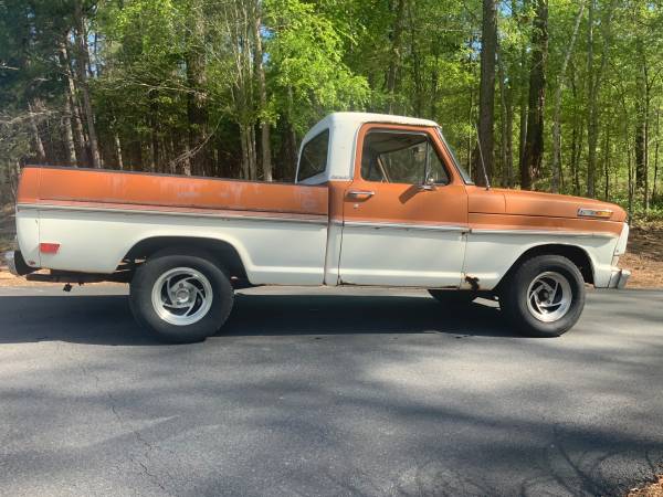 1969 FORD F100 SHORT BED CUSTOM 360 AUTOMATIC - - by for sale in Monroe, GA – photo 2