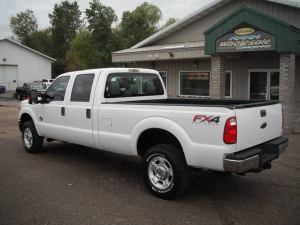2012 ford f350 f-350 6.7 diesel crew cab long box 4x4 4wd for sale in Forest Lake, WI – photo 2