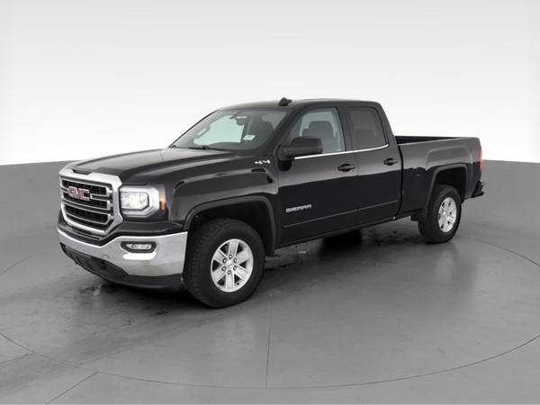 2018 GMC Sierra 1500 Double Cab SLE Pickup 4D 6 1/2 ft pickup Black... for sale in Harker Heights, TX – photo 3