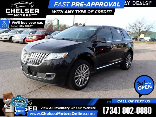$302/mo - 2015 Lincoln MKX Elite AWD - Easy Financing! - cars &... for sale in Chelsea, MI