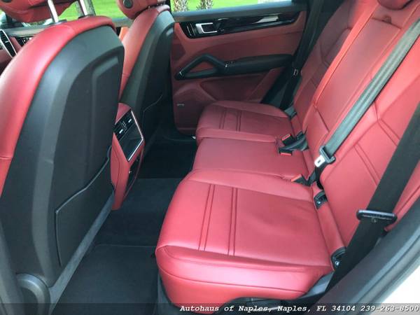 2019 Porsche Cayenne $85,460 Sticker! Bordeaux Red leather! 21" Spyder for sale in Naples, FL – photo 22