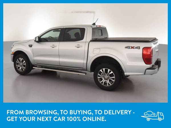 2019 Ford Ranger SuperCrew Lariat Pickup 4D 5 ft pickup Silver for sale in Manhattan Beach, CA – photo 5