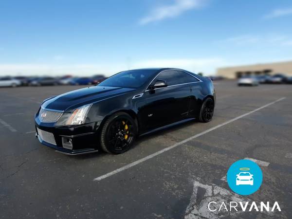 2012 Caddy Cadillac CTS CTS-V Coupe 2D coupe Black - FINANCE ONLINE... for sale in Atlanta, CA – photo 3