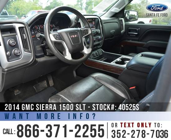 2014 GMC SIERRA 1500 SLT 4WD *** BOSE, Homelink, 4X4, Leather *** -... for sale in Alachua, FL – photo 9