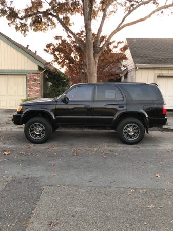 2000 4Runner SR5 - black, lifted, rims, pioneer stereo - cars &... for sale in Alameda, CA – photo 2