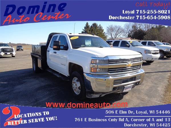 2015 Chevrolet Silverado 3500HD 4X4 DUALLY FLATBED RUST FREE for sale in Loyal, WI – photo 18