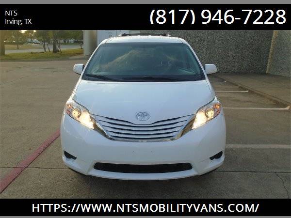 2017 TOYOTA SIENNA MOBILITY HANDICAPPED WHEELCHAIR POWER RAMP VAN for sale in irving, TX – photo 4