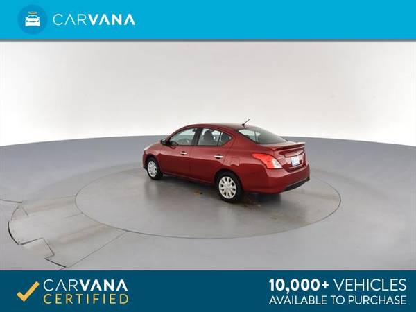 2018 Nissan Versa SV Sedan 4D sedan Red - FINANCE ONLINE for sale in Atlanta, WI – photo 8