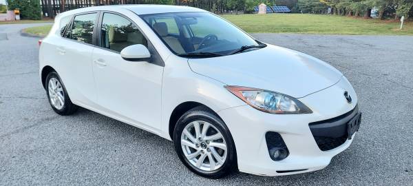 2013 Mazda3 4dr Hatchback Automatic WHITE/1owner NewTires/We for sale in Fredericksburg, District Of Columbia – photo 3