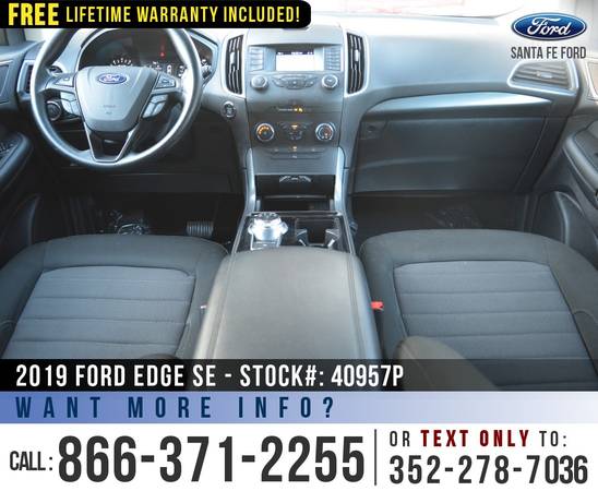 2019 FORD EDGE SE Ecoboost - Backup Camera - Tinted Windows for sale in Alachua, FL – photo 15