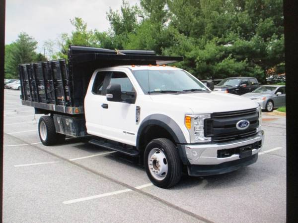 2017 Ford Super Duty F-550 DRW SUPER CAB DUMP TRUCK, DIESEL 4X4 31K for sale in South Amboy, NY – photo 4