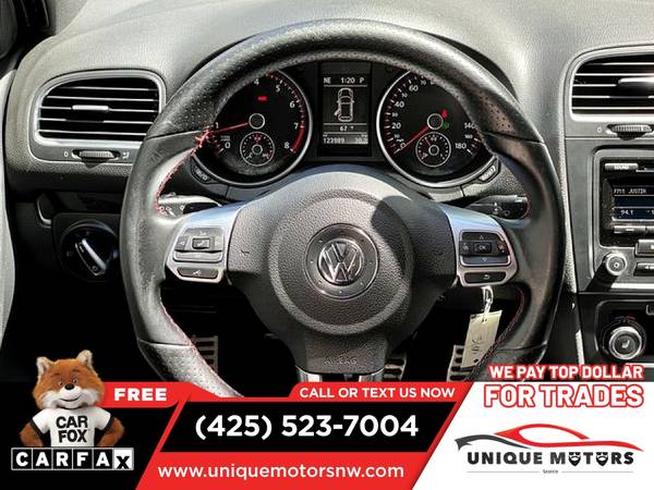 2013 Volkswagen GTI Hatchback 4D mk6 autobahn w/heated seats - cars for sale in Bellevue, WA – photo 13