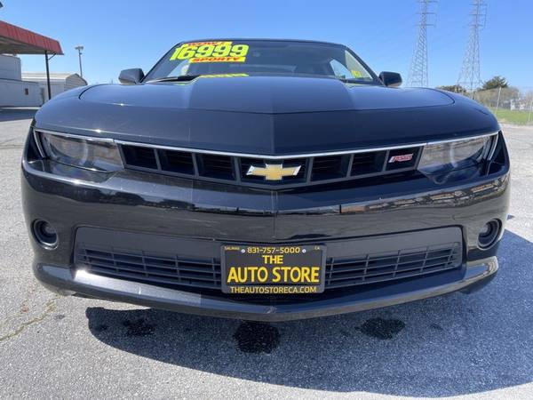 2015 Chevy Chevrolet Camaro LT coupe Black - - by for sale in Salinas, CA – photo 8
