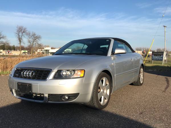 2004 Audi A4 2dr Cabrio 3.0T quattro-(43775 miles )GCT Foret lake -... for sale in Forest Lake, MN – photo 2