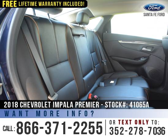 2018 Chevrolet Impala Premier Remote Start - SiriusXM - cars for sale in Alachua, FL – photo 17