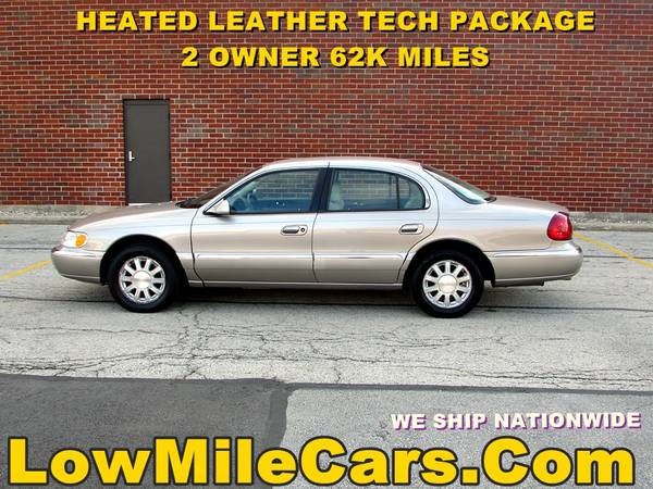 low miles 2001 Lincoln continental sedan 61k - cars & trucks - by... for sale in Willowbrook, IL – photo 8