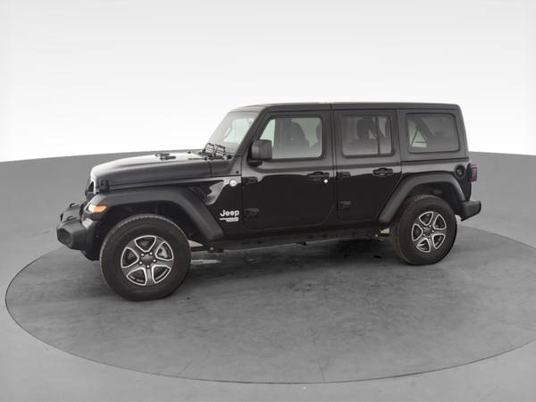 2020 Jeep Wrangler Unlimited Sport S Sport Utility 4D suv Black - -... for sale in Palmdale, CA – photo 4