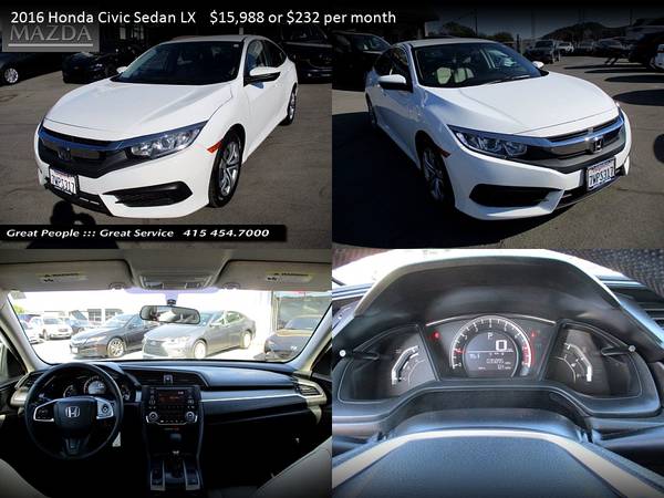 2016 Mazda Mazda3 i Sport FOR ONLY $188/mo! - cars & trucks - by... for sale in San Rafael, CA – photo 21