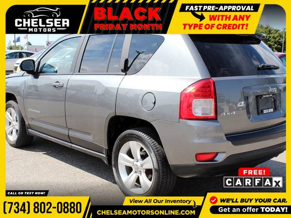 $142/mo - 2012 Jeep Compass Latitude - Easy Financing! - cars &... for sale in Chelsea, MI – photo 4