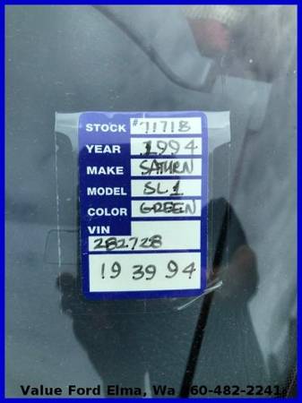 ✅✅ 1994 Saturn SL 4d Sedan SL1 for sale in Elma, OR – photo 12