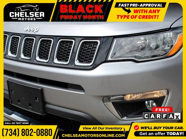 $310/mo - 2017 Jeep *New* *Compass* *Limited* - Easy Financing! -... for sale in Chelsea, MI – photo 11