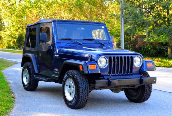 2004 JEEP WRANGLER SPORT, 4.0L 6 CYL. 5 SPEED, NEW TOP, NEW TIRES for sale in Wilmington, NC – photo 3