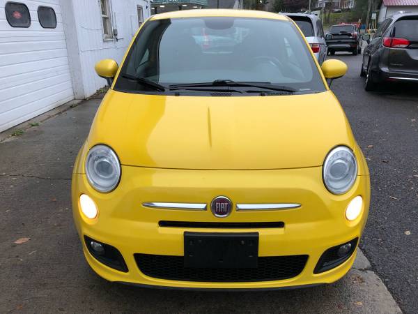 2015 Fiat 500 Sport - Cool Modern Pearl Yellow Color - Automatic -... for sale in binghamton, NY – photo 2