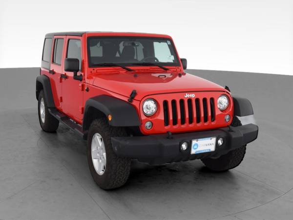 2017 Jeep Wrangler Unlimited Sport SUV 4D suv Red - FINANCE ONLINE -... for sale in Chatham, IL – photo 16