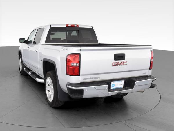 2015 GMC Sierra 1500 Crew Cab SLT Pickup 4D 5 3/4 ft pickup Silver -... for sale in Indianapolis, IN – photo 8