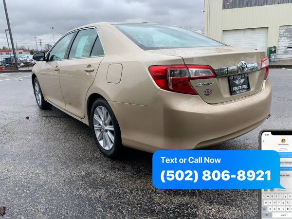 2012 Toyota Camry XLE 4dr Sedan EaSy ApPrOvAl Credit Specialist -... for sale in Louisville, KY – photo 3