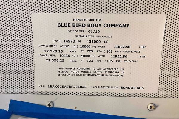 2011 BLUE BIRD BLUE BIRD VISION - - by dealer for sale in Johnstown, TX – photo 22