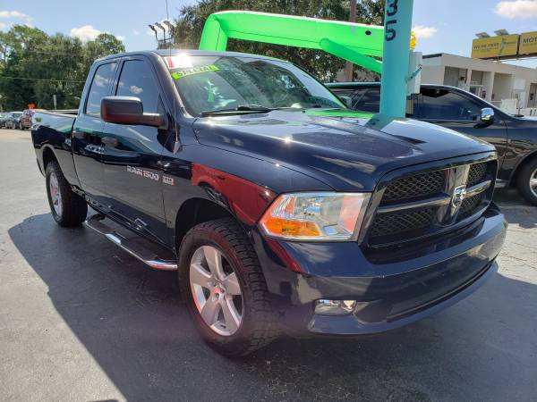 2012 Ram Express Quad Cab 4x4 -99k mi.-Tow Pkg, Bedliner, EXTRA CLEAN for sale in Fort Myers, FL – photo 2