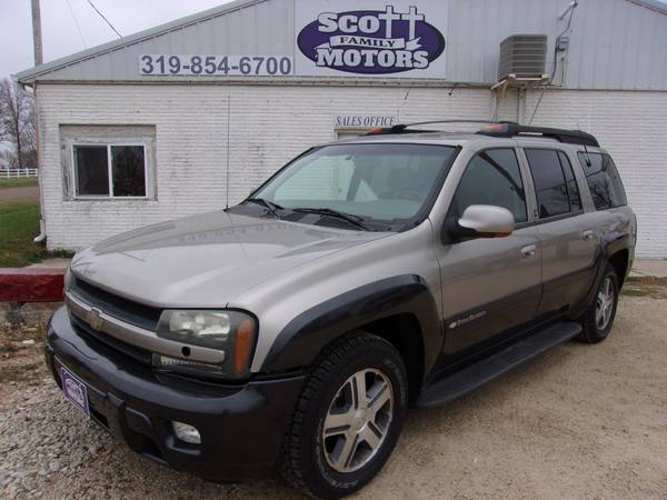 $4500--03 TRAILBLAZER 4X4--NORTH/NEW TIRES/3RD SEAT/NO... for sale in SPRINGVILLE, IA