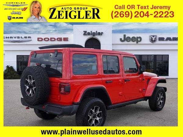 *2020* *Jeep* *Wrangler Unlimited* *Rubicon* - cars & trucks - by... for sale in Plainwell, MI – photo 3
