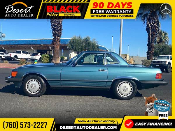 1989 Mercedes-Benz 560 Series 89,000 miles 560SL Convertible at... for sale in Palm Desert , CA – photo 6